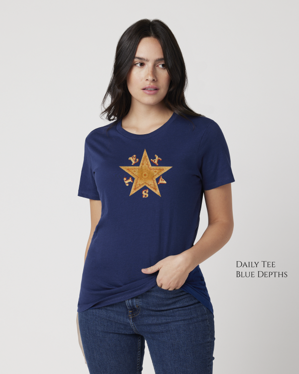 Redback Black Shirt Yellow Star